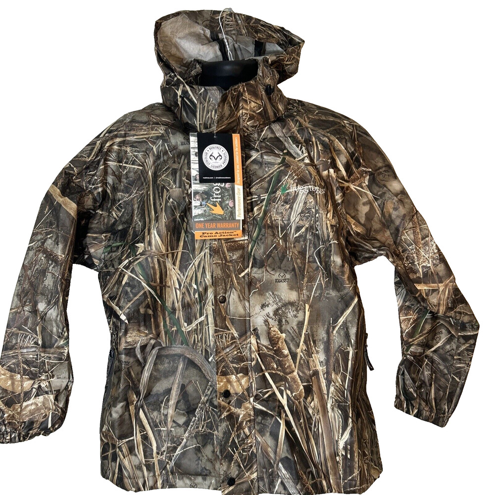 FROGG TOGGS Men's Classic Pro Action Waterproof Breathable Rain Jacket Medium